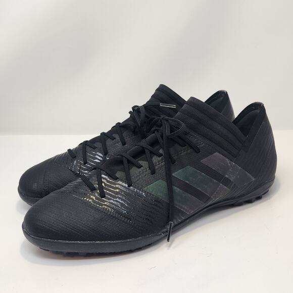 Adidas Men Nemeziz Tango 17.3 TF Soccer Cleats Size 13 Black Multi Low Top - Picture 4 of 9